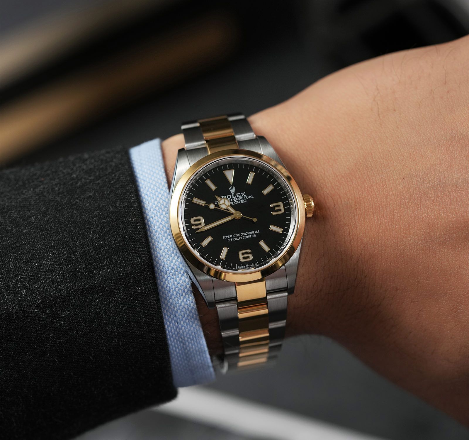 Rolex Explorer 124273 Black Dial, Stainless Steel